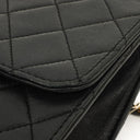 Chanel Medium Classic Black Quilted Lambskin Single Flap Bag With Gold-Tone Hardware