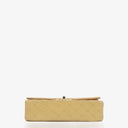Chanel Medium Classic Double Flap Bag Beige Quilted Lambskin With 24K Gold-Plated Hardware
