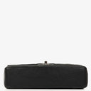 Chanel Medium Classic Double Flap Bag Black Quilted Caviar Leather With Silver-Tone Hardware, 2010-2011