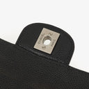 Chanel Medium Classic Double Flap Bag Black Quilted Caviar Leather With Silver-Tone Hardware, 2010-2011