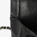 Chanel Medium Classic Double Flap Bag Black Quilted Caviar Leather With Silver-Tone Hardware, 2010-2011