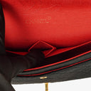 Chanel Medium Classic Double Flap Bag Black Quilted Jersey With 24K Gold-Plated Hardware