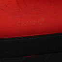 Chanel Medium Classic Double Flap Bag Black Quilted Jersey With 24K Gold-Plated Hardware