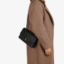 Chanel Medium Classic Double Flap Bag Black Quilted Lambskin With 24K Gold-Plated Hardware
