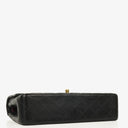 Chanel Medium Classic Double Flap Bag Black Quilted Lambskin With 24K Gold-Plated Hardware
