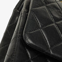 Chanel Medium Classic Double Flap Bag Black Quilted Lambskin With 24K Gold-Plated Hardware