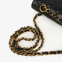 Chanel Medium Classic Double Flap Bag Black Quilted Lambskin With 24K Gold-Plated Hardware