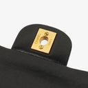 Chanel Medium Classic Double Flap Bag Black Quilted Lambskin With 24K Gold-Plated Hardware