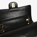 Chanel Medium Classic Double Flap Bag Black Quilted Lambskin With 24K Gold-Plated Hardware
