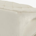 Chanel Medium Classic Double Flap Bag White Chevron Quilted Lambskin 24K Gold-Plated Hardware