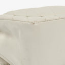 Chanel Medium Classic Double Flap Bag White Chevron Quilted Lambskin 24K Gold-Plated Hardware