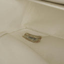 Chanel Medium Classic Double Flap Bag White Chevron Quilted Lambskin 24K Gold-Plated Hardware