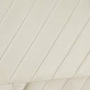 Chanel Medium Classic Double Flap Bag White Chevron Quilted Lambskin 24K Gold-Plated Hardware