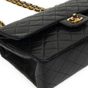 Chanel Medium Classic Lambskin Double Flap Bag With 24K Gold-Plated Hardware