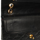 Chanel Medium Classic Lambskin Double Flap Bag With 24K Gold-Plated Hardware