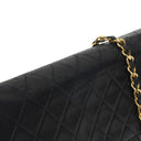 Chanel Medium Classic Navy Quilted Lambskin Single Flap Bag With 24K Gold-Plated Hardware