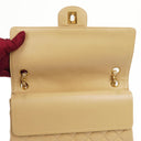 Chanel Medium Classic Quilted Lambskin Double Flap Bag With 24K Gold-Plated Hardware