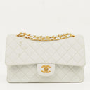Chanel Medium Classic Quilted Lambskin Double Flap Bag With 24K Gold-Plated Hardware