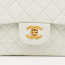 Chanel Medium Classic Quilted Lambskin Double Flap Bag With 24K Gold-Plated Hardware