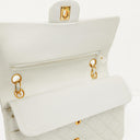 Chanel Medium Classic Quilted Lambskin Double Flap Bag With 24K Gold-Plated Hardware