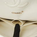 Chanel Medium Classic Quilted Lambskin Double Flap Bag With 24K Gold-Plated Hardware