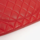 Chanel Medium Classic Red Quilted Leather Double Flap Bag With Gold-Tone Hardware