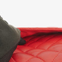 Chanel Medium Classic Red Quilted Leather Double Flap Bag With Gold-Tone Hardware