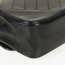 Chanel Medium Classic Single Flap Bag Black Chevron Quilted Lambskin 24K Gold-Plated Hardware