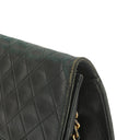 Chanel Medium Classic Single Flap Bag Black Quilted Lambskin 24K Gold-Plated Hardware