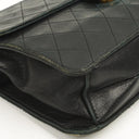 Chanel Medium Classic Single Flap Bag Black Quilted Lambskin 24K Gold-Plated Hardware