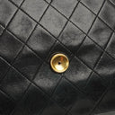 Chanel Medium Classic Single Flap Bag Black Quilted Lambskin 24K Gold-Plated Hardware