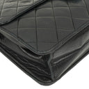 Chanel Medium Classic Single Flap Bag Black Quilted Lambskin With 24K Gold-Plated Hardware
