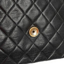 Chanel Medium Classic Single Flap Bag Black Quilted Lambskin With 24K Gold-Plated Hardware