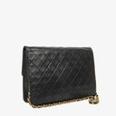 Chanel Medium Classic Single Flap Bag Black Quilted Lambskin With 24K Gold-Plated Hardware
