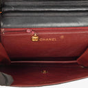 Chanel Medium Classic Single Flap Bag Black Quilted Lambskin With 24K Gold-Plated Hardware
