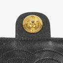 Chanel Medium Classic Single Flap Bag Black Quilted Lambskin With 24K Gold-Plated Hardware