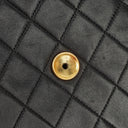 Chanel Medium Classic Single Flap Bag Black Quilted Lambskin With 24K Gold-Plated Hardware