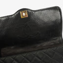 Chanel Medium Classic Single Flap Bag Black Quilted Lambskin With 24K Gold-Plated Hardware
