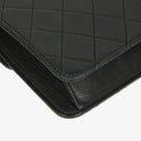 Chanel Medium Classic Single Flap Bag Black Quilted Lambskin With 24K Gold-Plated Hardware