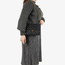 Chanel Medium Classic Single Flap Bag Black Quilted Lambskin With 24K Gold-Plated Hardware