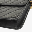 Chanel Medium Classic Single Flap Bag Black Quilted Lambskin With 24K Gold-Plated Hardware