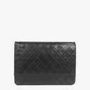 Chanel Medium Classic Single Flap Bag Black Quilted Lambskin With 24K Gold-Plated Hardware