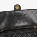 Chanel Medium Classic Single Flap Bag Black Quilted Lambskin With 24K Gold-Plated Hardware