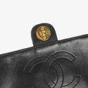 Chanel Medium Classic Single Flap Bag Black Quilted Lambskin With 24K Gold-Plated Hardware
