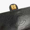 Chanel Medium Classic Single Flap Bag Black Quilted Lambskin With 24K Gold-Plated Hardware