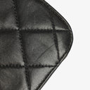 Chanel Medium Classic Single Flap Bag Black Quilted Lambskin With 24K Gold-Plated Hardware