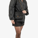 Chanel Medium Classic Single Flap Bag Black Quilted Lambskin With 24K Gold-Plated Hardware