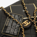 Chanel Medium Classic Single Flap Bag Black Quilted Lambskin With 24K Gold-Plated Hardware