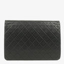 Chanel Medium Classic Single Flap Bag Black Quilted Lambskin With Gold-Toned Hardware