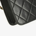 Chanel Medium Classic Single Flap Bag Black Quilted Lambskin With Gold-Toned Hardware